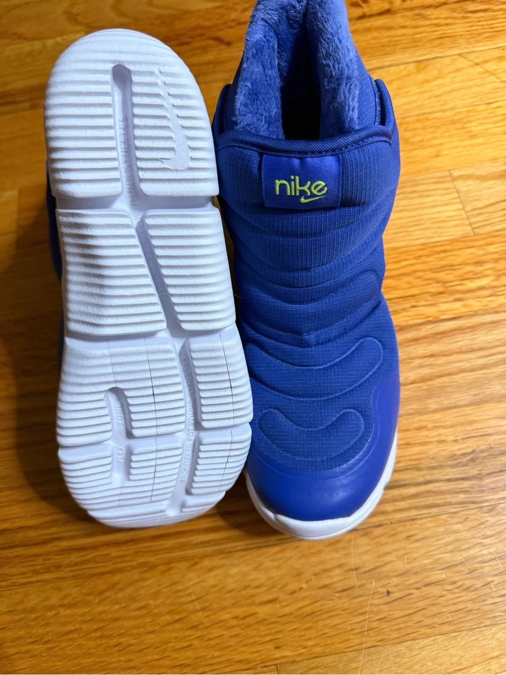 Nike Novice Blue Padded Winter Boots
